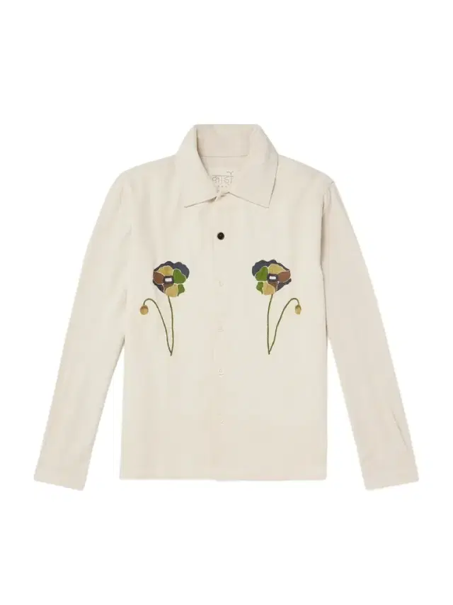 Martin Embroidered Cotton-Twill Shirt - Men