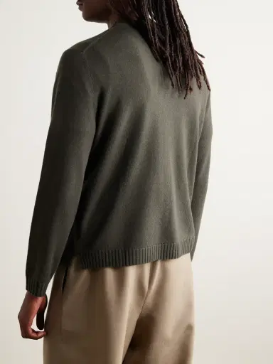 N.Peal Stanley Tucci Cashmere Organic Sweater - Men | Thumbnail 4 N.Peal Stanley Tucci Cashmere Organic Sweater - Men | Thumbnail 4