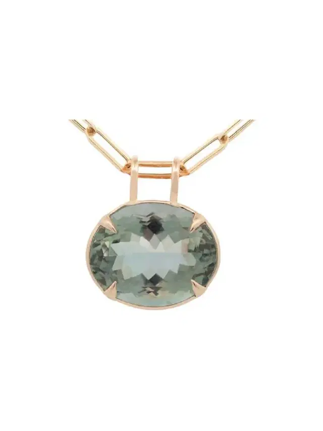 18KT Pendant Green Amethyst
24,00 cts