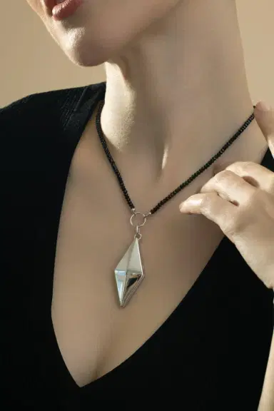 MONICA RICH KOSANN Deco Points North Locket Necklace | Thumbnail 2 MONICA RICH KOSANN Deco Points North Locket Necklace | Thumbnail 2