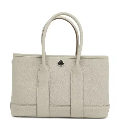 HERMÈS Hermes Garden Party Neo 23 Beton Negonda Palladium Hardware | Thumbnail 4