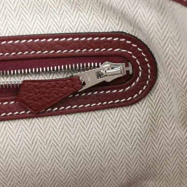 HERMÈS Hermes Garden Party Neo 23 Rouge H Negonda Palladium Hardware | Thumbnail 7