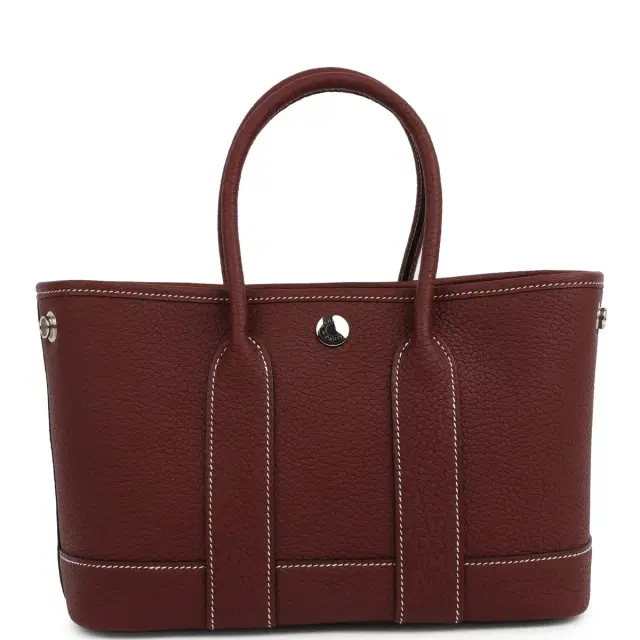 hermes Hermes Garden Party Neo 23 Rouge H Negonda Palladium Hardware