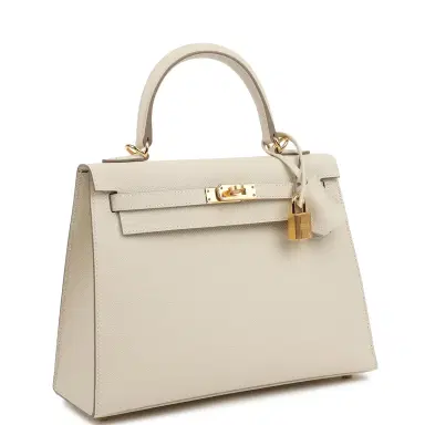 HERMÈS Hermes Kelly Sellier 25 Craie Epsom Gold Hardware | Thumbnail 2 HERMÈS Hermes Kelly Sellier 25 Craie Epsom Gold Hardware | Thumbnail 2