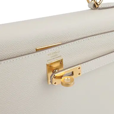 HERMÈS Hermes Kelly Sellier 25 Craie Epsom Gold Hardware | Thumbnail 7 HERMÈS Hermes Kelly Sellier 25 Craie Epsom Gold Hardware | Thumbnail 7