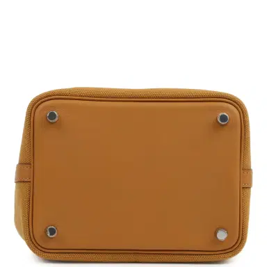 HERMÈS Hermes Picotin Cargo 18 Sesame Swift and Toile Canvas Palladium Hardware | Thumbnail 6