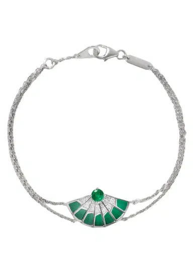 Garrard Fanfare Symphony 18-karat White Gold Multi-stone Bracelet | Thumbnail 1 Garrard Fanfare Symphony 18-karat White Gold Multi-stone Bracelet | Thumbnail 1