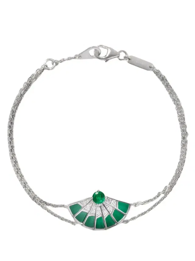 Garrard Fanfare Symphony 18-karat White Gold Multi-stone Bracelet