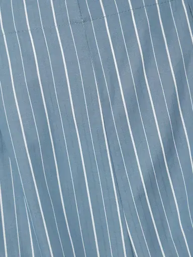 LESET Yoshi Pinstriped Cotton-blend Poplin Wide-leg Pants | Thumbnail 5