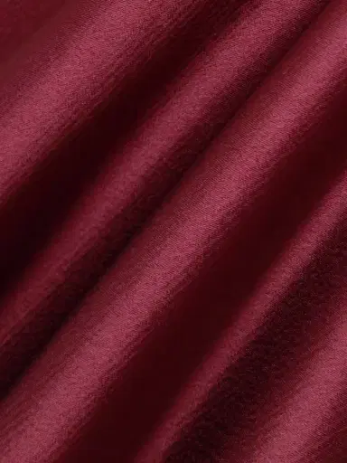 LESET Barb Draped Satin Blouse | Thumbnail 4