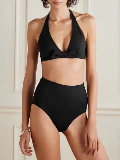 Eres Style Bow-detailed Triangle Halterneck Bikini Top | Thumbnail 2 Eres Style Bow-detailed Triangle Halterneck Bikini Top | Thumbnail 2