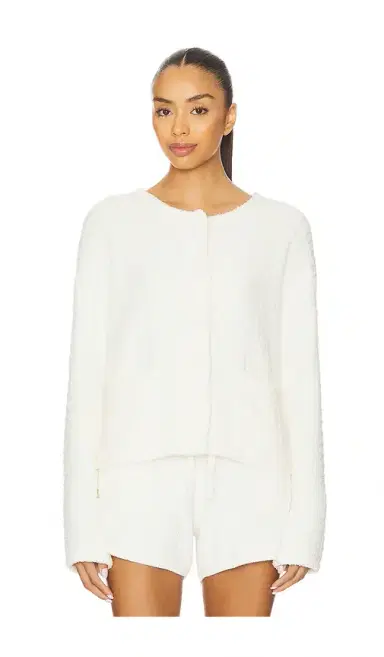 Barefoot Dreams CozyChic Textured Button Front Cardigan | Thumbnail 1
