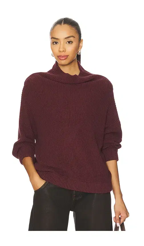 Autumn Cashmere Half Cardigan Stitch Funnel Neck