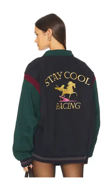 Stay Cool Racing Bomber Jacket | Thumbnail 3