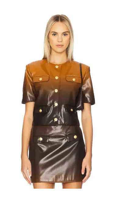 Le Superbe Paradis Pleather Jacket | Thumbnail 1