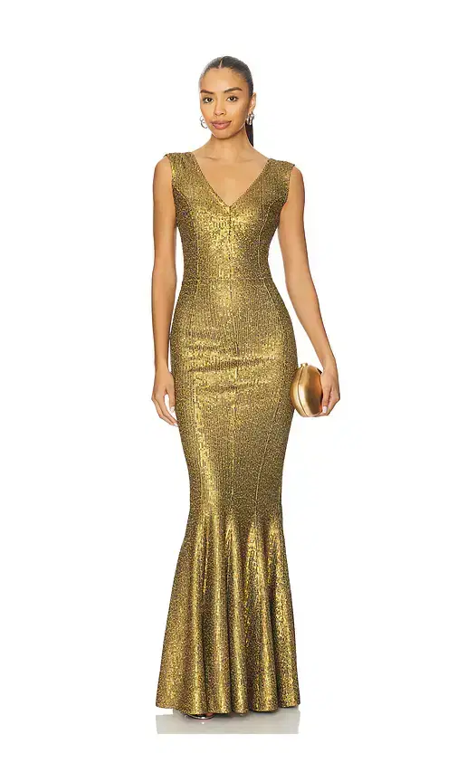 Norma Kamali Grace Fishtail Gown