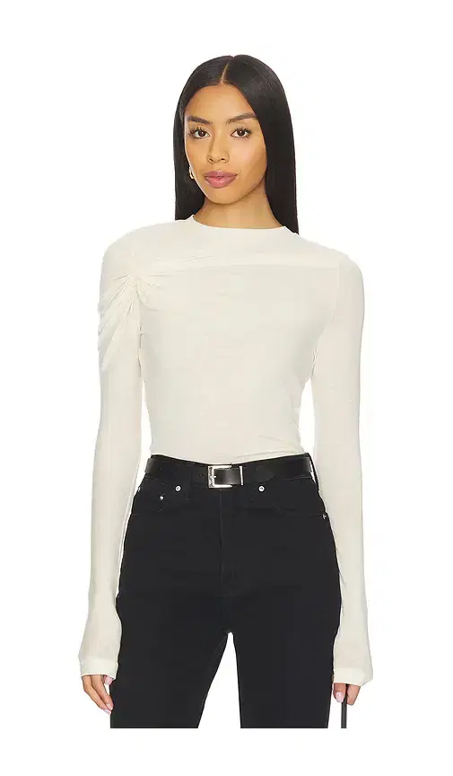 AGOLDE Lissa Log Sleeve Tee