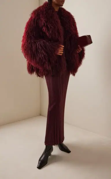 Nour Hammour Mirja Shearling Coat | Thumbnail 2
