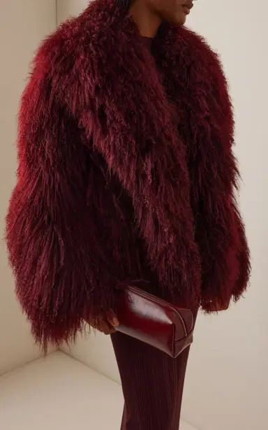 Nour Hammour Mirja Shearling Coat | Thumbnail 3