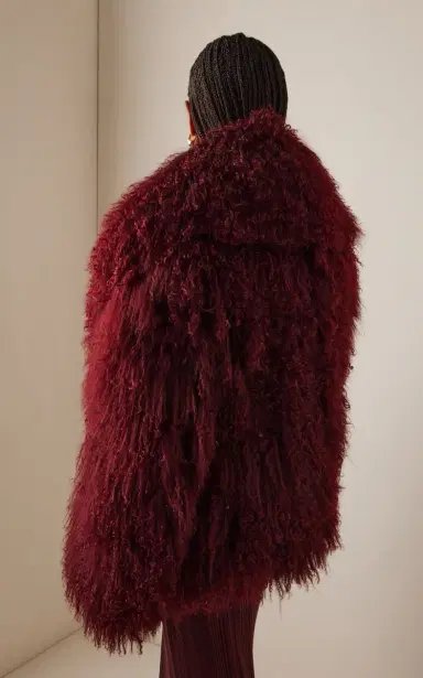 Nour Hammour Mirja Shearling Coat | Thumbnail 4