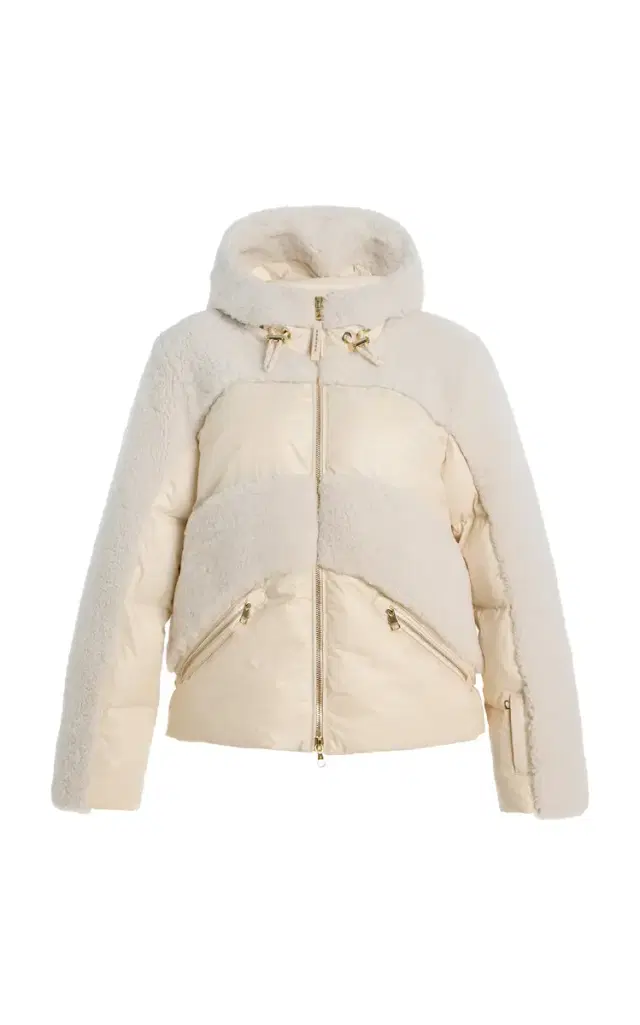 Dana Shearling-Trimmed Down Ski Jacket