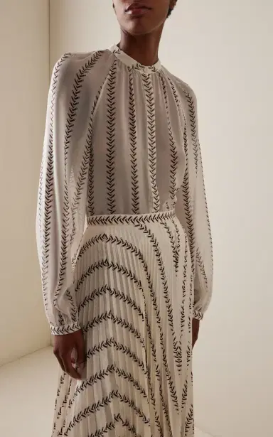 Gabriela Hearst Gian Boot-Striped Silk Top | Thumbnail 2 Gabriela Hearst Gian Boot-Striped Silk Top | Thumbnail 2