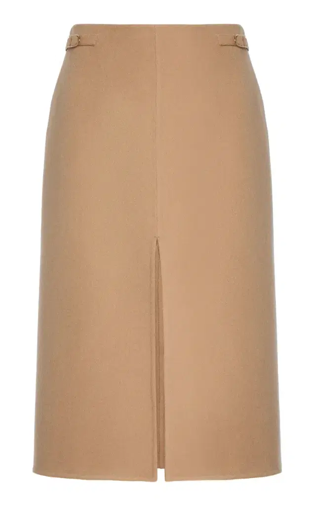 Morelos Cashmere Midi Skirt