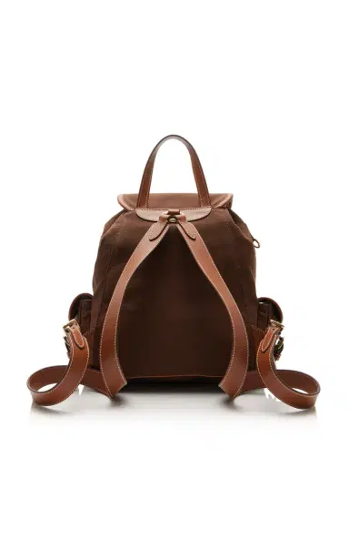 Miu Miu Canvas Backpack | Thumbnail 4 Miu Miu Canvas Backpack | Thumbnail 4