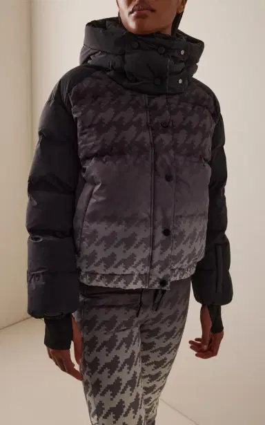 Perfect Moment Moment Houndstooth Down Ski Jacket | Thumbnail 2