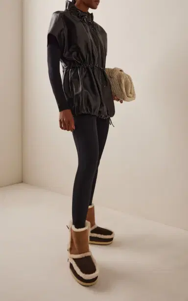 Moon Boot EVX Patchwork Sheepskin Boots | Thumbnail 2 Moon Boot EVX Patchwork Sheepskin Boots | Thumbnail 2