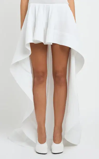 Stella McCartney Frill-Detailed Cotton-Poplin Mini Skirt | Thumbnail 2
