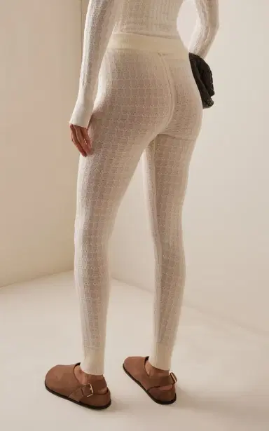 Cordova Soleil Cable-Knit Merino Wool Leggings | Thumbnail 4
