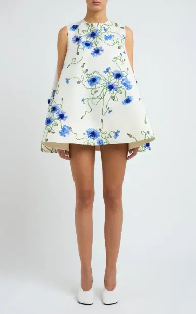 Stella McCartney Floral Cotton Mini Dress | Thumbnail 2