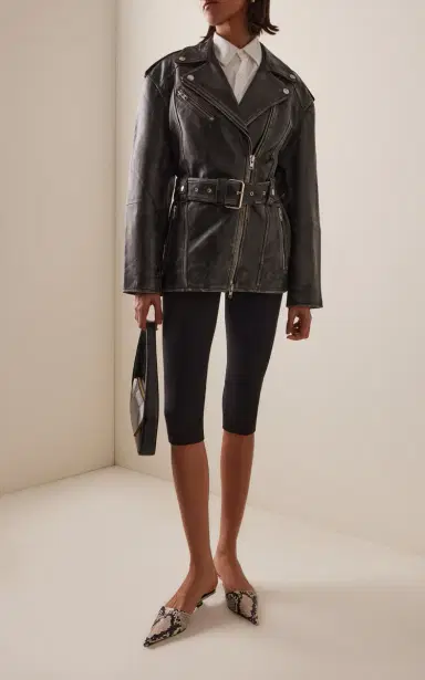 Stand Studio Leona Leather Biker Jacket | Thumbnail 3 Stand Studio Leona Leather Biker Jacket | Thumbnail 3