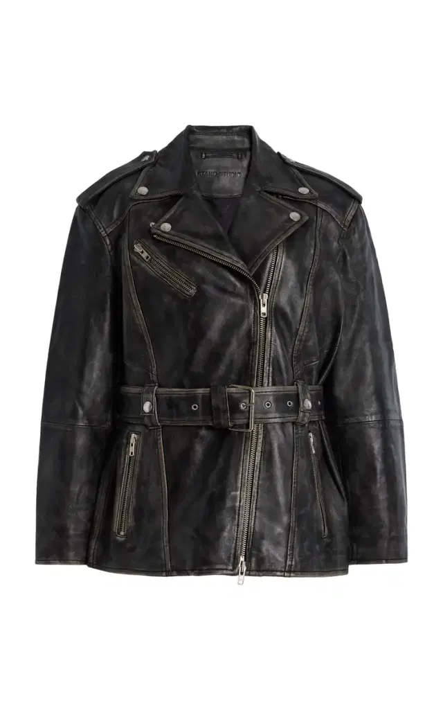 Leona Leather Biker Jacket