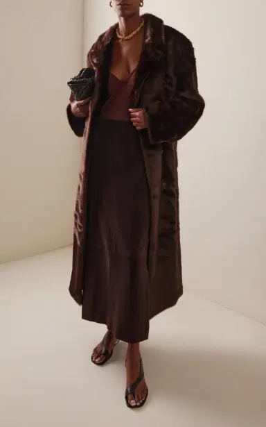 Stand Studio Harper Faux Fur Double-Breasted Coat | Thumbnail 3 Stand Studio Harper Faux Fur Double-Breasted Coat | Thumbnail 3