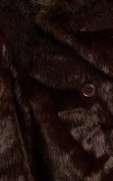 Stand Studio Harper Faux Fur Double-Breasted Coat | Thumbnail 5 Stand Studio Harper Faux Fur Double-Breasted Coat | Thumbnail 5