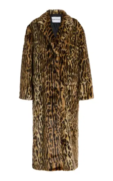Stand Studio Marceline Leopard Faux Fur Coat | Thumbnail 1 Stand Studio Marceline Leopard Faux Fur Coat | Thumbnail 1