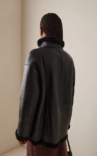 Stand Studio Heather Reversible Shearling Jacket | Thumbnail 4 Stand Studio Heather Reversible Shearling Jacket | Thumbnail 4