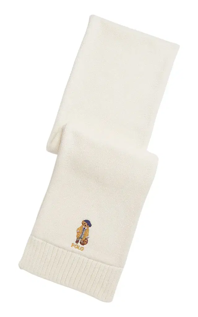 Polo Bear Cotton Scarf