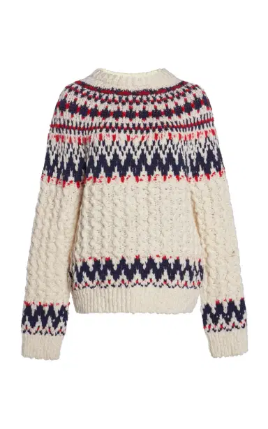 Moncler Grenoble Fair Isle Wool-Blend Top | Thumbnail 6