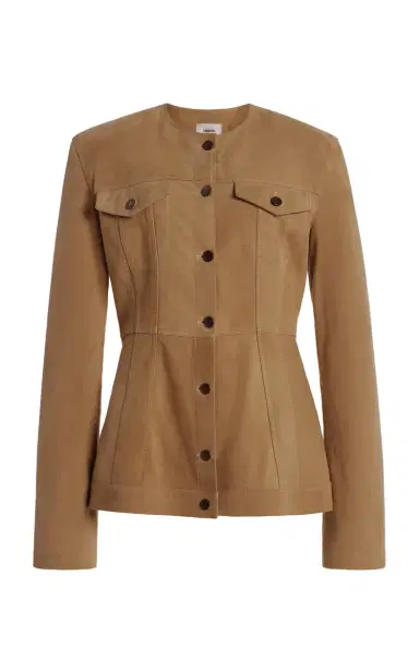 Haikure Temple Suede Jacket | Thumbnail 6