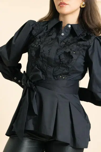 CHRISTY LYNN Mazarra Cotton Top | Thumbnail 3