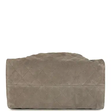Chanel Chanel Medium 25 Hobo Bag Dark Grey Suede Antique Gold Hardware | Thumbnail 7 Chanel Chanel Medium 25 Hobo Bag Dark Grey Suede Antique Gold Hardware | Thumbnail 7