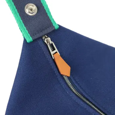 HERMÈS Hermes Bride-A-Brac GM Marine Canvas Palladium Hardware | Thumbnail 8