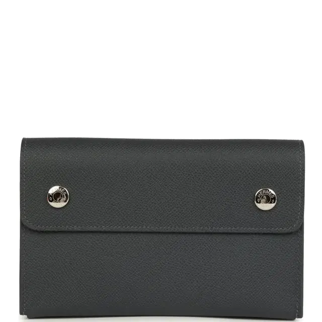 hermes Hermes Hermesnap Wallet Ardoise Epsom Palladium Hardware