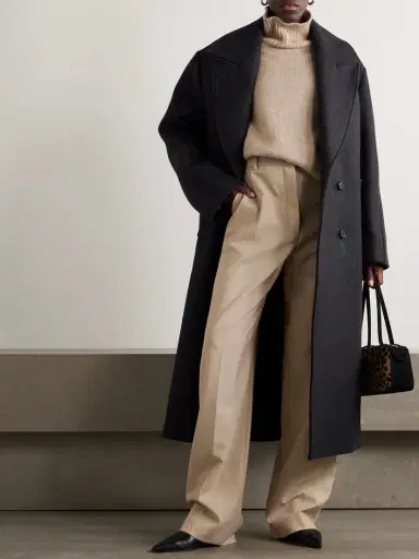 RÓHE Ezra Oversized Double-breasted Wool-blend Coat | Thumbnail 2 RÓHE Ezra Oversized Double-breasted Wool-blend Coat | Thumbnail 2