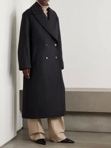 RÓHE Ezra Oversized Double-breasted Wool-blend Coat | Thumbnail 3 RÓHE Ezra Oversized Double-breasted Wool-blend Coat | Thumbnail 3