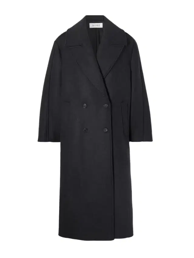 Ezra Oversized Double-breasted Wool-blend Coat