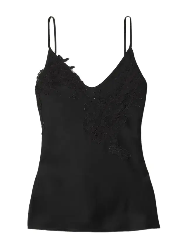 Lace-trimmed Satin-crepe Camisole